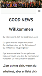 Mobile Screenshot of good-news.de