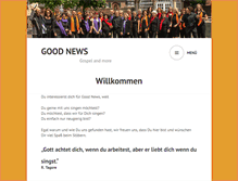Tablet Screenshot of good-news.de