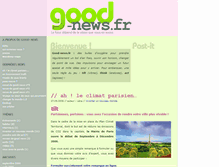 Tablet Screenshot of good-news.fr